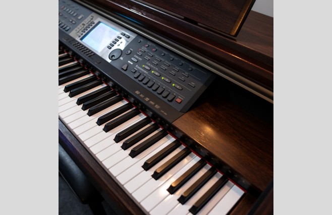 Used Yamaha CVP205 Satin Mahogany Digital Piano Complete Package (SN:601161) - Image 9